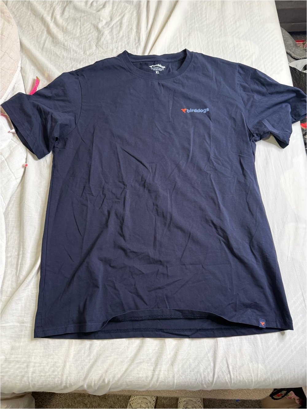 Birddogs Navy Short Sleeve Logo Tee